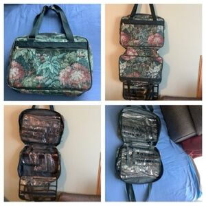 Atlantic Tapestry Essential Cosmetic Bag Luggage Vintage Preowned